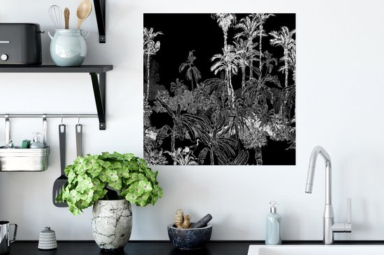 Affiche Palmier - Jungle - Tropical - 50x50 cm