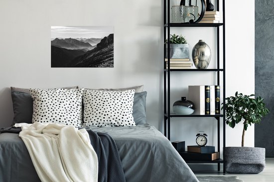 Poster Montagnes - Nature - Brouillard - 30x20 cm