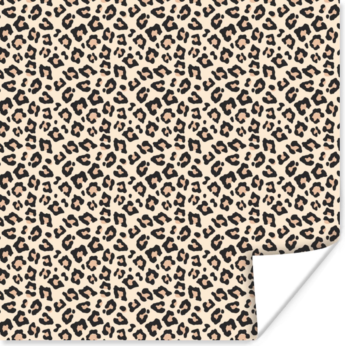 Poster Tijger - Dieren - Design - 75x75 cm