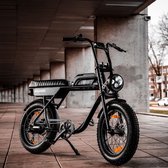 AGM GT250 Black Elektrische fatbike - NIEUWE VERSIE 2023 - Motor 48V, 250W - Accu 12,8Ah (614Wh)
