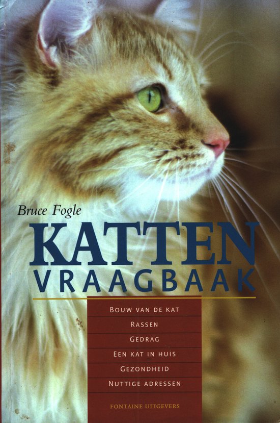 Cover van het boek 'Katten Vraagbaak' van Bruce Fogle