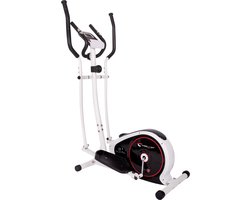 Christopeit Crosstrainer voor thuis CT 3 - stille elliptische trainer - 8 weerstandsniveaus, hartslagmeters op de handgrepen, magnetisch remsysteem van 7 kg, LCD-display, tablethouder