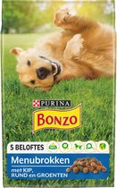 Bonzo (Friskies) Droog Adult Menu Chunks Kip - Nourriture pour chiens - 15kg