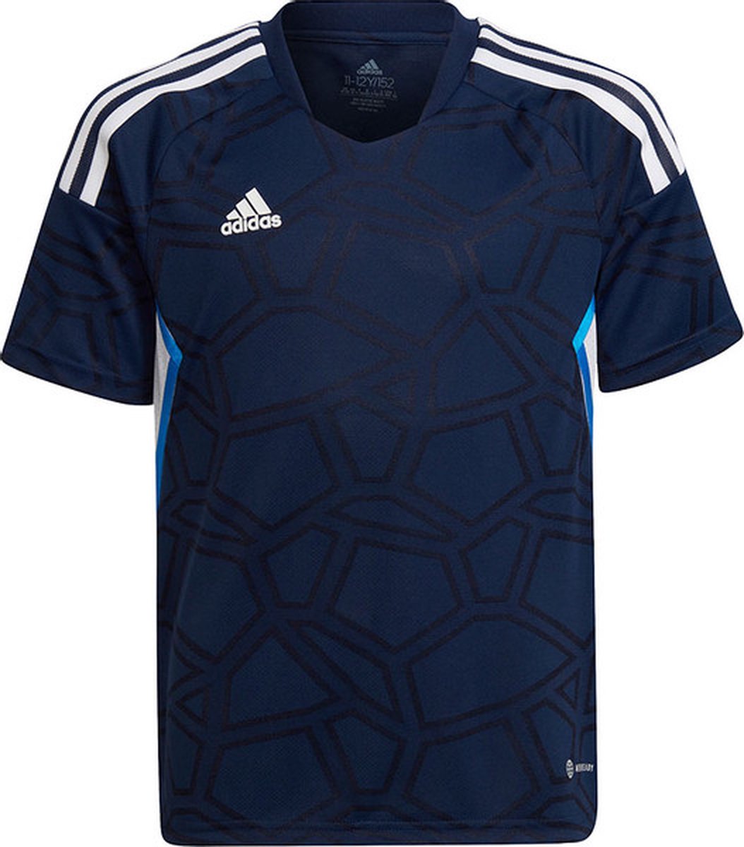 adidas Condivo 22 Match Shirt kinderen sportshirts Dark Unisex Blauw
