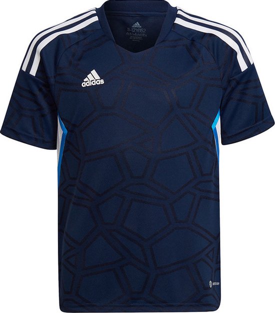 adidas Condivo 22 Match Shirt kinderen - sportshirts - Dark Blue - Unisex