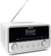 TechniSat DIGITRADIO 586 internetradio met DAB+ - FM - CD - Wit/Zilver