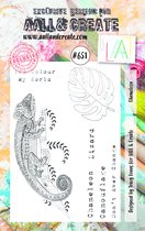 Aall & Create clearstamps A7 - Chameleon