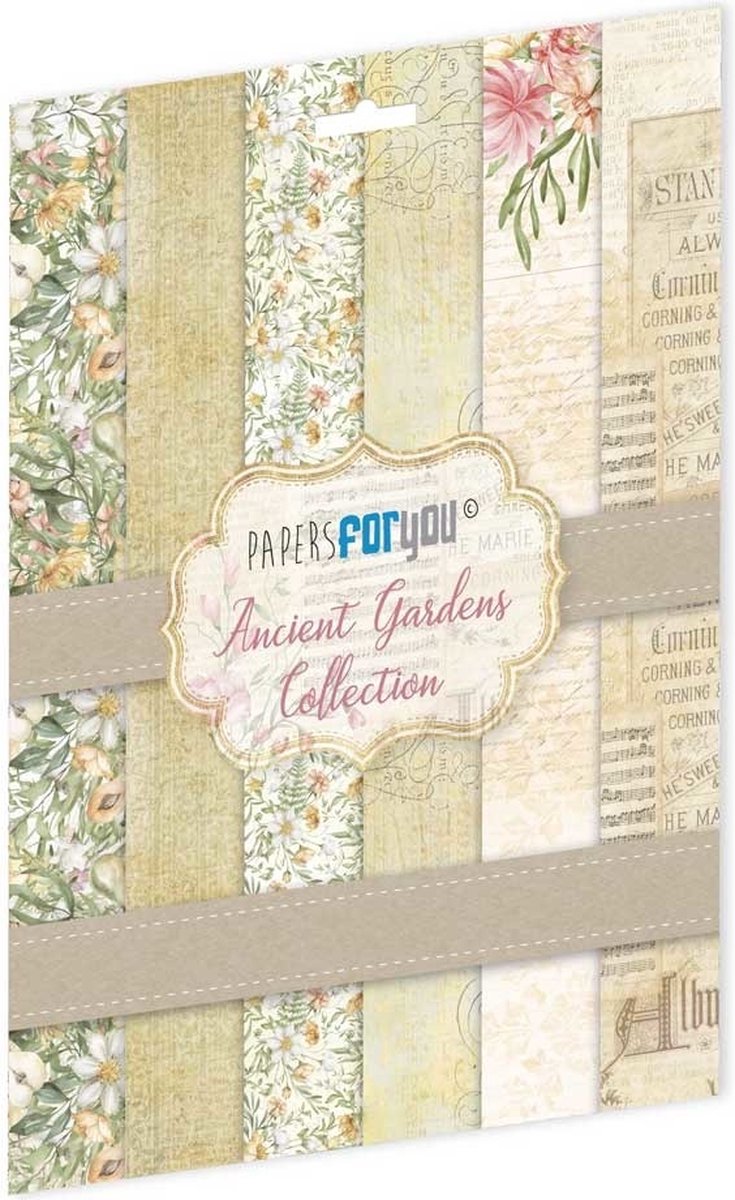Ancient Gardens Rice Paper Kit (8pcs) (PFY-10322)