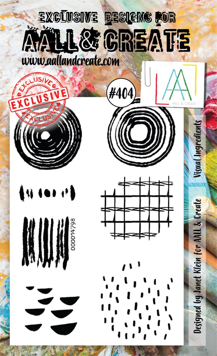 Clear Stamp Set A6 Visual Ingredients (AALL-TP-404)