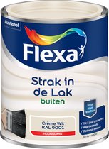 Flexa Strak in de Lak Hoogglans - Buitenverf - Crème - 750 ml