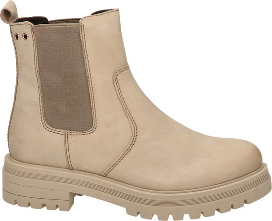 Nelson dames chelseaboot - Taupe - Maat 42
