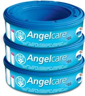 Angelcare nappy bin refills - 3 cassettes - Refill cassette - cartouche - poubelle a couche ANGELCARE - Lot de 3 cassettes pour système d'élimination des canapés