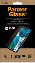 PanzerGlass Screen Protector voor de Motorola Moto G52 / G82 / Edge 30 - Case Friendly Tempered Glass Zwart
