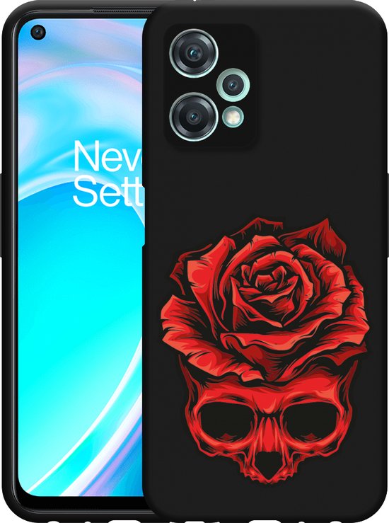 COTDINFOR Cover A Libro Con Portafoglio Per OnePlus Nord CE2 Lite – Pelle PU Con Stampa Floreale, Slot Carte, Chiusura Magnetica, Grigio Chiaro