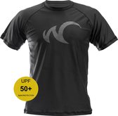 Watrflag Rashguard Cadiz - Heren - Zwart - UV beschermend surf shirt regular fit L