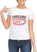 Wit dames t-shirt Engeland XL