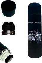 Retulp Dutchie - Thermosbeker - Waterfles - 500 ml - Black Bicycle