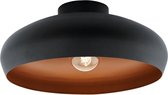 EGLO Mogano Plafondlamp - E27 - Ø 40 cm - Zwart/Koper