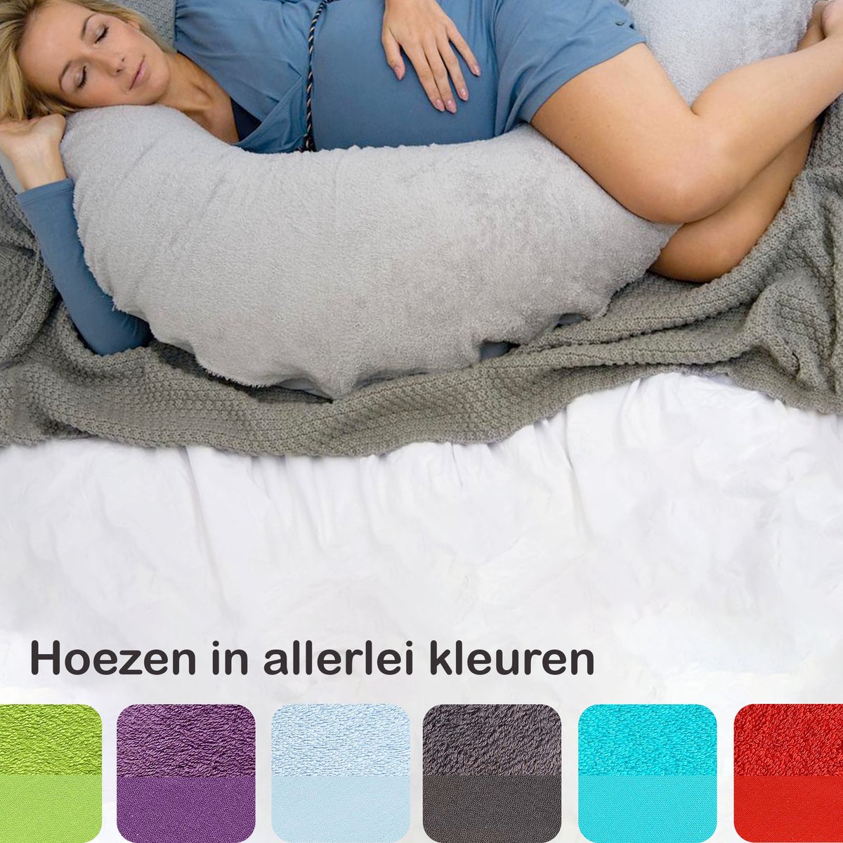 Form Fix XL Zwangerschapskussen - Voedingskussen - Zijslaapkussen - Body  Pillow -... | bol.com