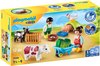 foto van PLAYMOBIL 1.2.3 - Plezier op de boerderij 71158