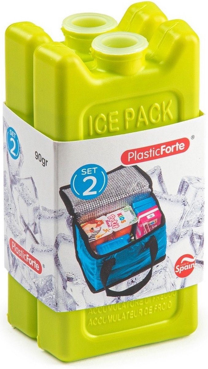Voordeelset van 4x stuks koelelementen 11 x 5.5 cm in het groen plastic van Benson — afbeelding 3