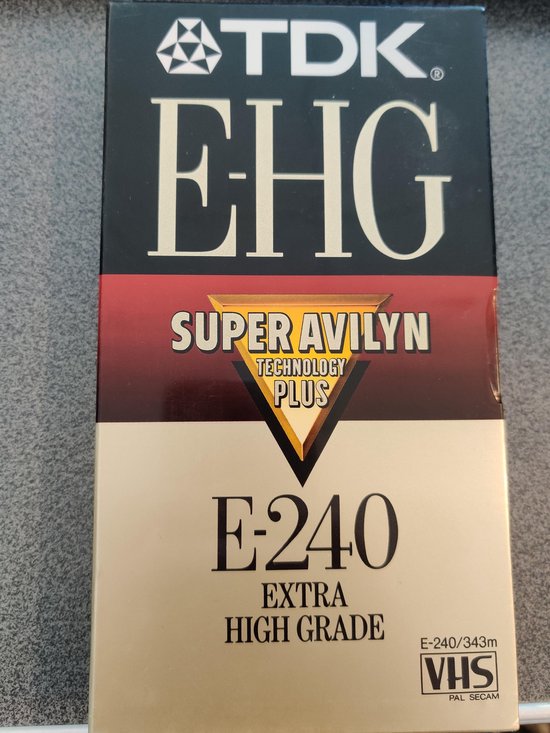 TDK E-HG E-240 extra high grade