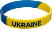 5x Siliconen Armband Oekraine - Vlag Oekraine Tryzub - Ukraine Wristband - Blauw Geel Tweekleurig - Unisex