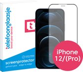 Protecteur d'écran iPhone 12/12 Pro - Couverture complète - Telefoonglaasje