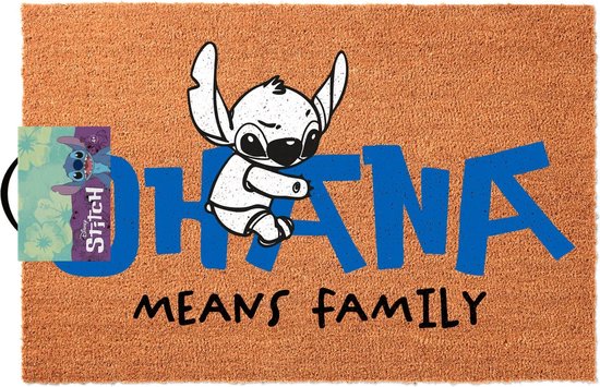 Disney - Lilo & Stitch - Deurmat - Welkomstmat - Ohana means family