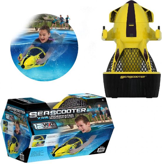 Aqua Scooter Sea Scooter Onderwaterscooter Geel 12V bol