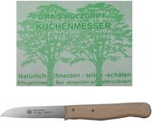El Herder KG - Solingen Germany - aardappel schilmesje - handgeslepen schilmes - rvs lemmet - houten handgreep - 17 cm