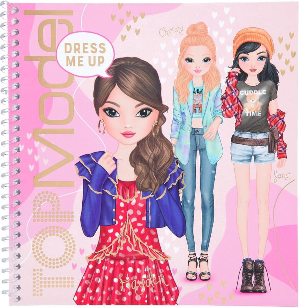 Depesche . TOPModel Dress Me Up stickerboek - POPSTAR