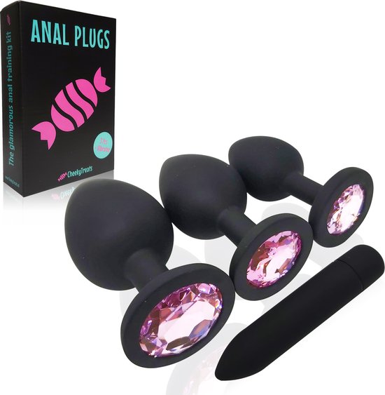 Buttplugs Plugs Anal en Siliconen pour Homme et Femme - Set de 3 Plugs Anal  avec... | bol