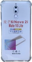 Huawei Mate 10 Lite (Nova 2i) Anti Shock silicone back cover/Transparant hoesje