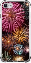Anti-shock Hoesje met foto iPhone SE 2022/2020 | iPhone 8/7 Telefoon Hoesje met doorzichtige rand Vuurwerk