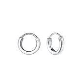 Joy|S - Zilveren oorringen - 10 mm / 1.8 mm
