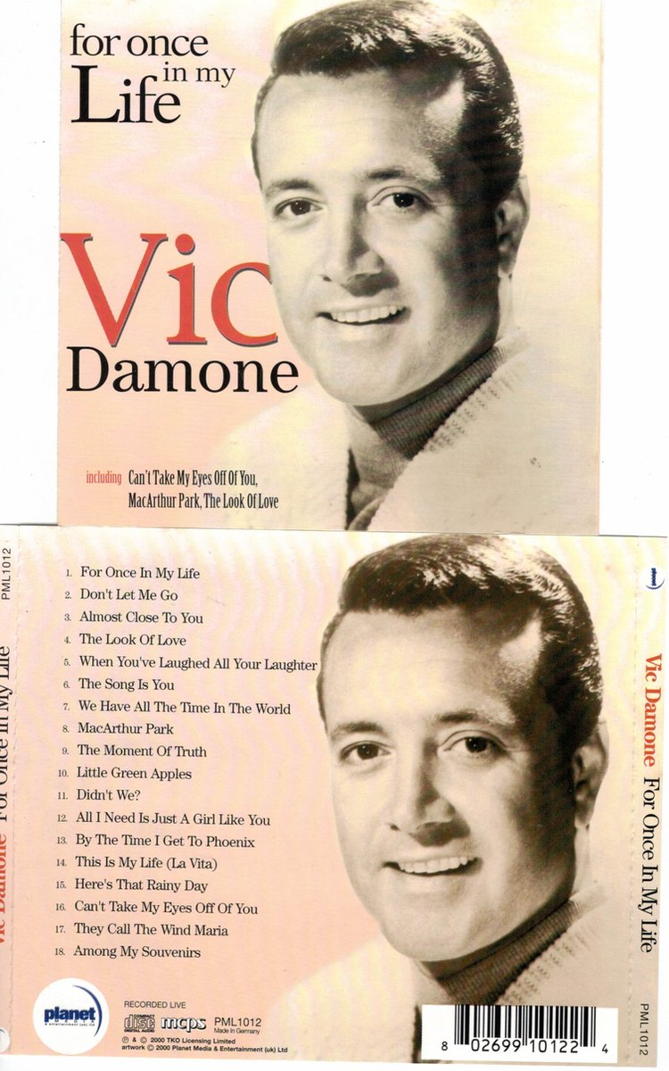 For Once in My Life - Vic Damone