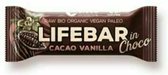 Lifefood Lifebar inchoco raw chocolade vanille 40 gram