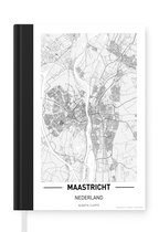 Notitieboek - Schrijfboek - Stadskaart Maastricht - Notitieboekje klein - A5 formaat - Schrijfblok - Plattegrond