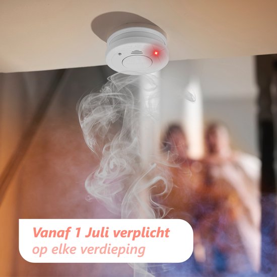 Met rookmelders 10 jaar batterij hoef je geen batterij meer te