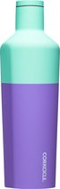 Corkcicle Thermos Gourde COLOR BLOCK MINT BERRY 25oz.  Gourde 750ml Acier Inoxydable Lilas/Turquoise - Série Colorblock - Acier Inoxydable Acier Inoxydable