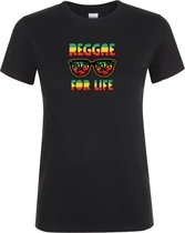 Klere-Zooi - Reggae For Life - Dames T-Shirt - 4XL