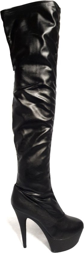 Soisbelle Overknee Boot SB303 Rood Imitatielakleer