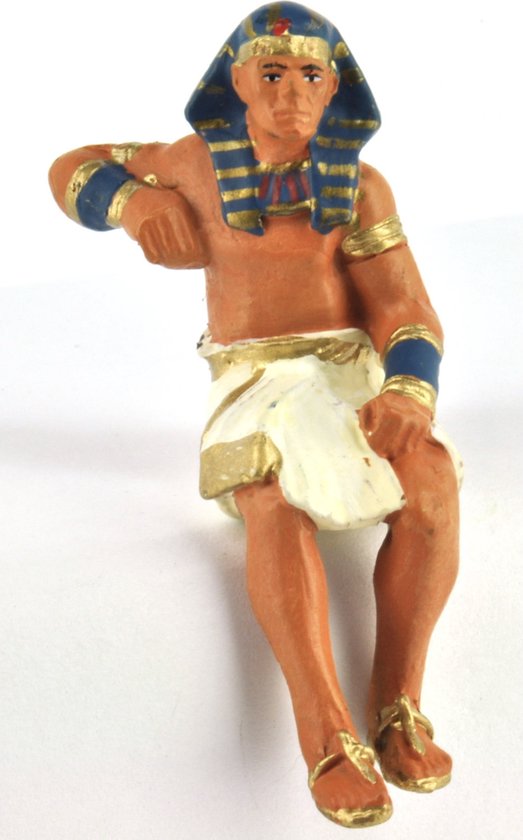 Farao en zijn vrouw - 12-delig Diorama 3D-figuren van het oude Egypte in diorama, voor verzamelaars, niet geschikt voor kinderen jonger dan 14 jaar