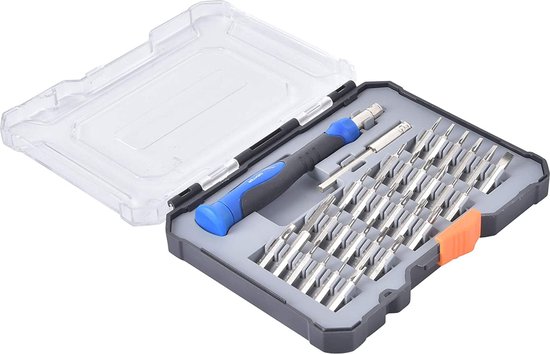 DEXTER - Jeu de micro tournevis de précision 32 pièces - 1 porte-embout + 1  rallonge +... | bol.com