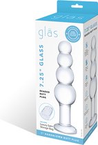 Glas - Plug anal avec perles de verre