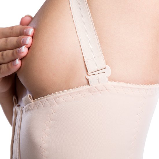 VB Variant XL naturel – Vêtement de compression après chirurgie esthétique de l'abdomen, liposuccion de l'abdomen, du dos, des fesses, du bassin, des hanches, des cuisses, des genoux et des mollets