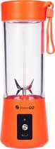 Shakergo® - Draagbare Smoothie Blender - Portable Blender - Mini Blender - Blender To Go - Oranje