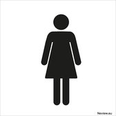 Bordje RVS heren toilet anti fingerprint proof 12x12cm - Carel Lurvink B.V