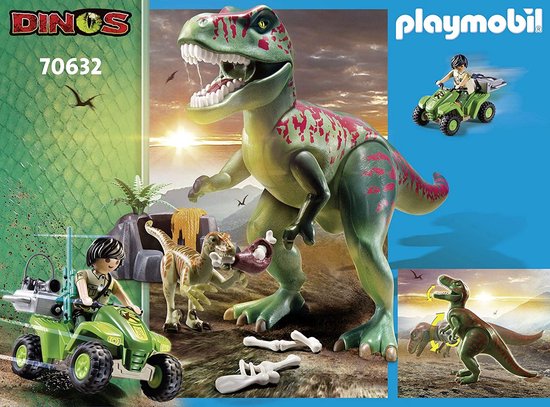 PLAYMOBIL - Dino Rise - Tyrannosaure et robot géant - Cdiscount